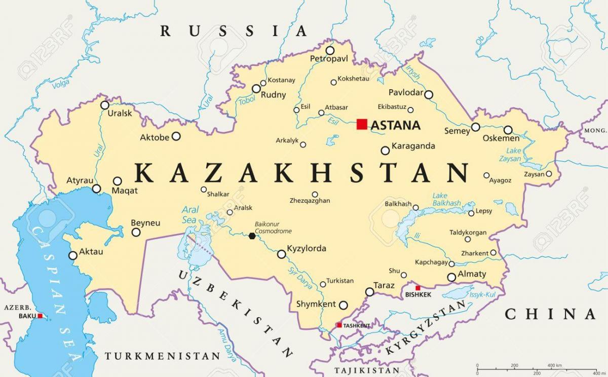 карту Астани Казахстан