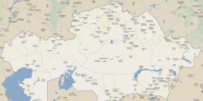 Карту Казахстан дорога