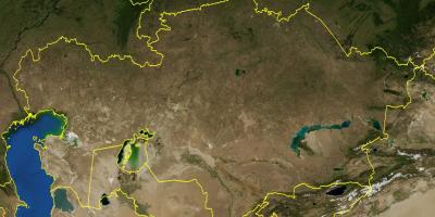 Карта Казахстану топографічні